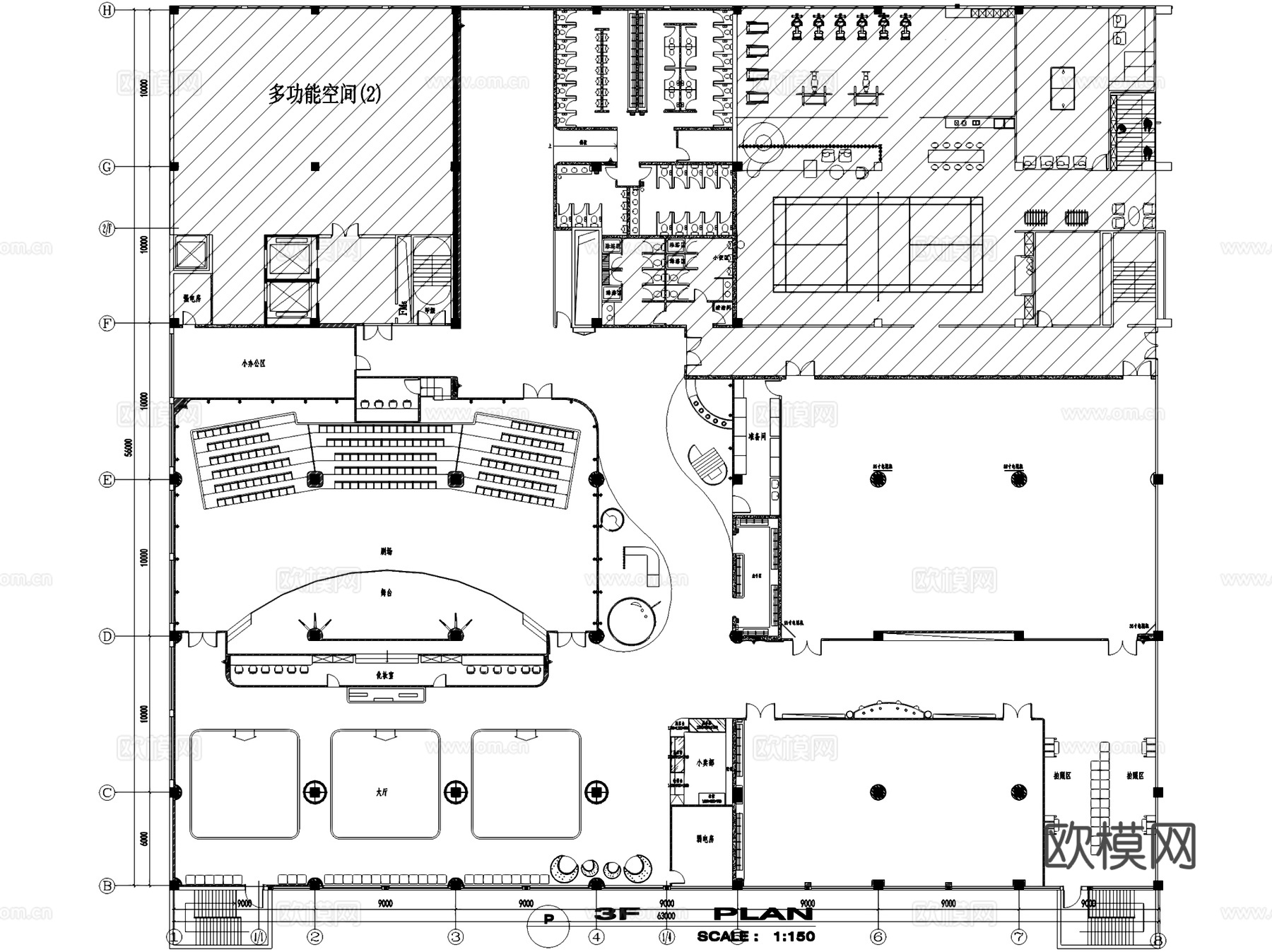 上海元祖梦世界儿童启蒙乐园室内工装CAD施工图cad施工图