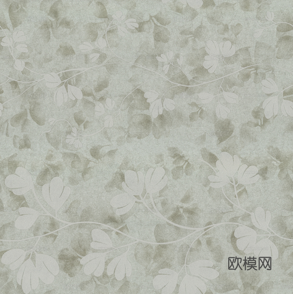 无缝蓝色花纹壁纸下载