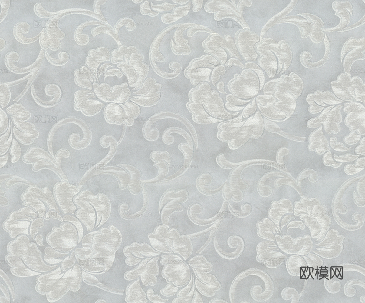 欧式印花壁纸