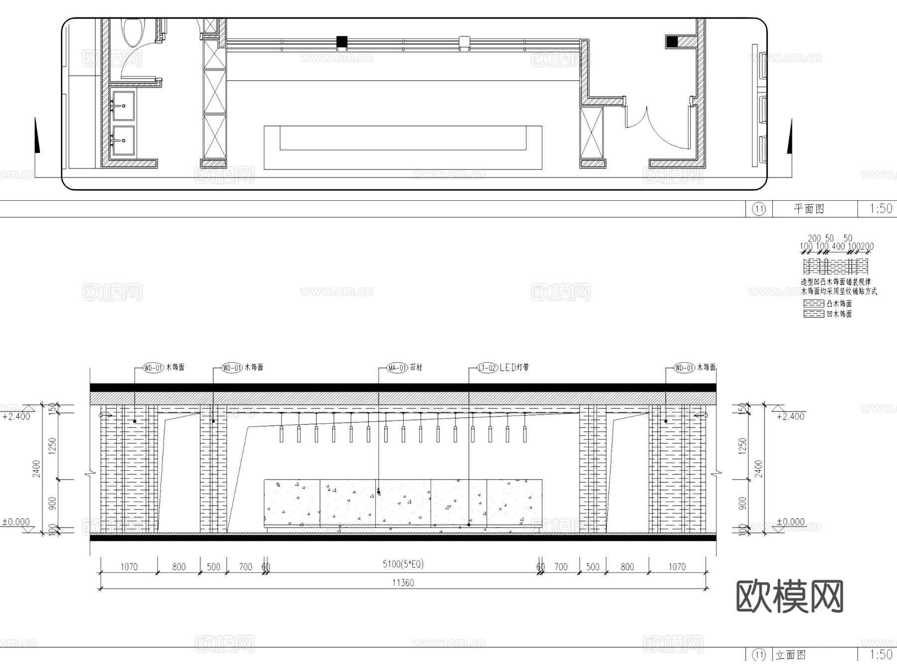 宜兴二层艺术茶餐厅1988室内工装CAD施工图整套cad施工图