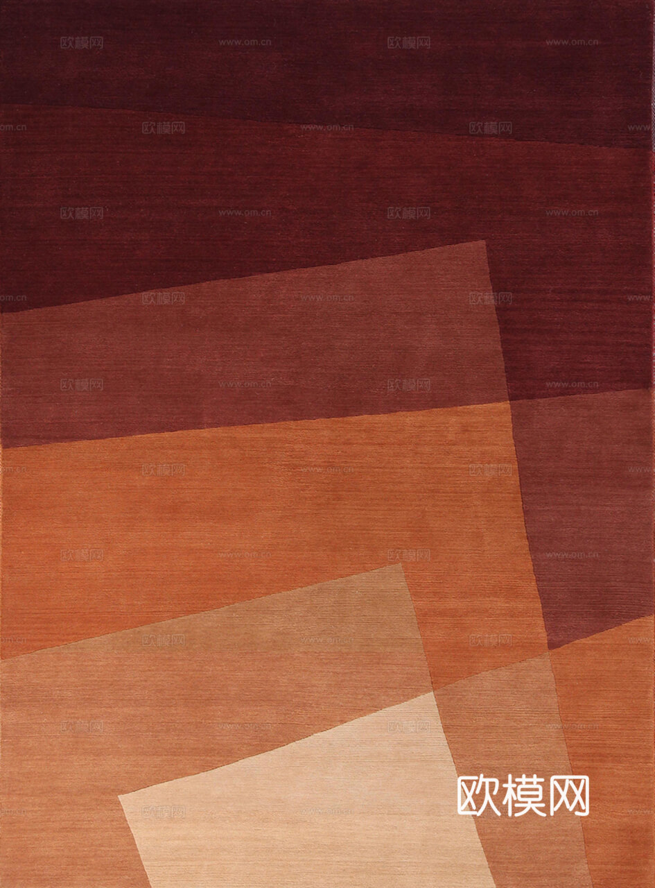 现代几何地毯  简约地毯 地毯 块毯 毛毯