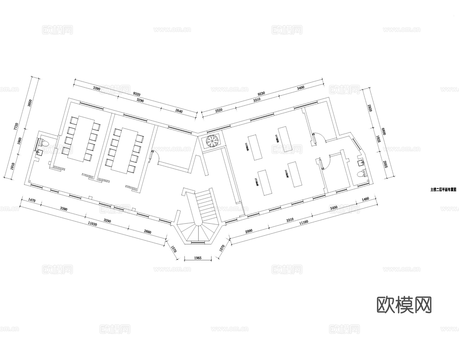 侘寂风树与小屋户外休闲会所室内工装CAD施工图整套cad施工图