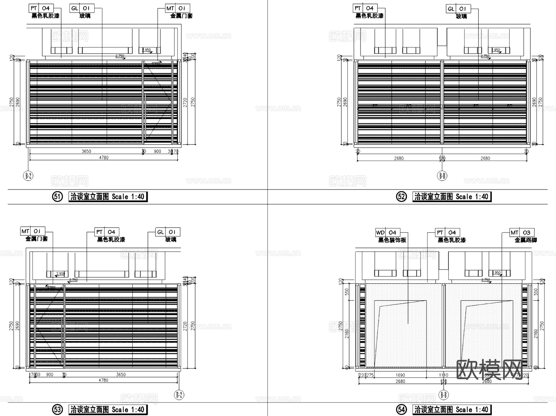 杭州英飞特电子半导体基地办公室室内工装CAD施工图整套cad施工图
