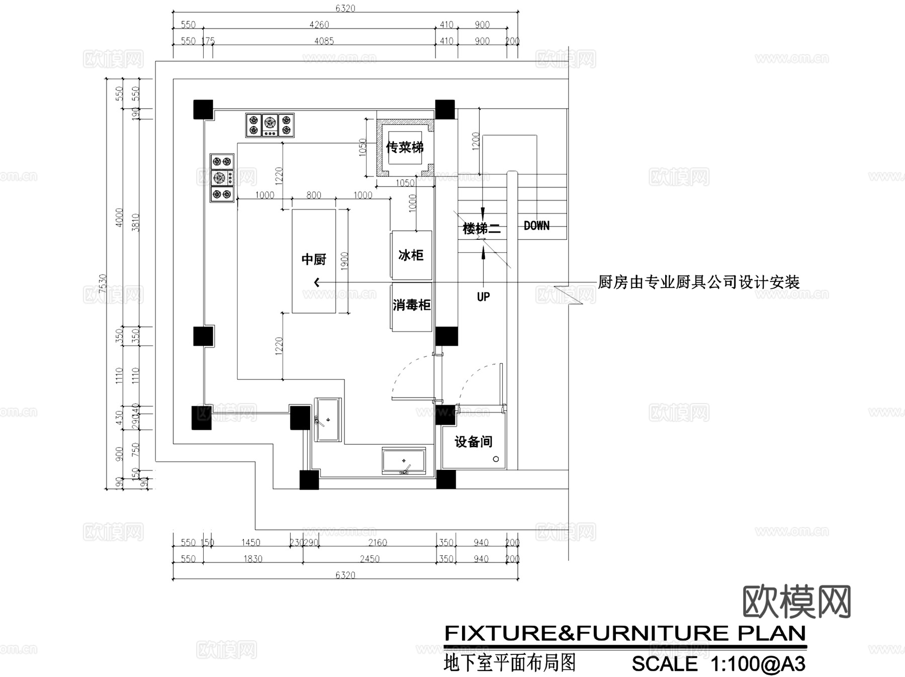 禅意新中式茶室茶楼会所室内工装CAD施工图cad施工图