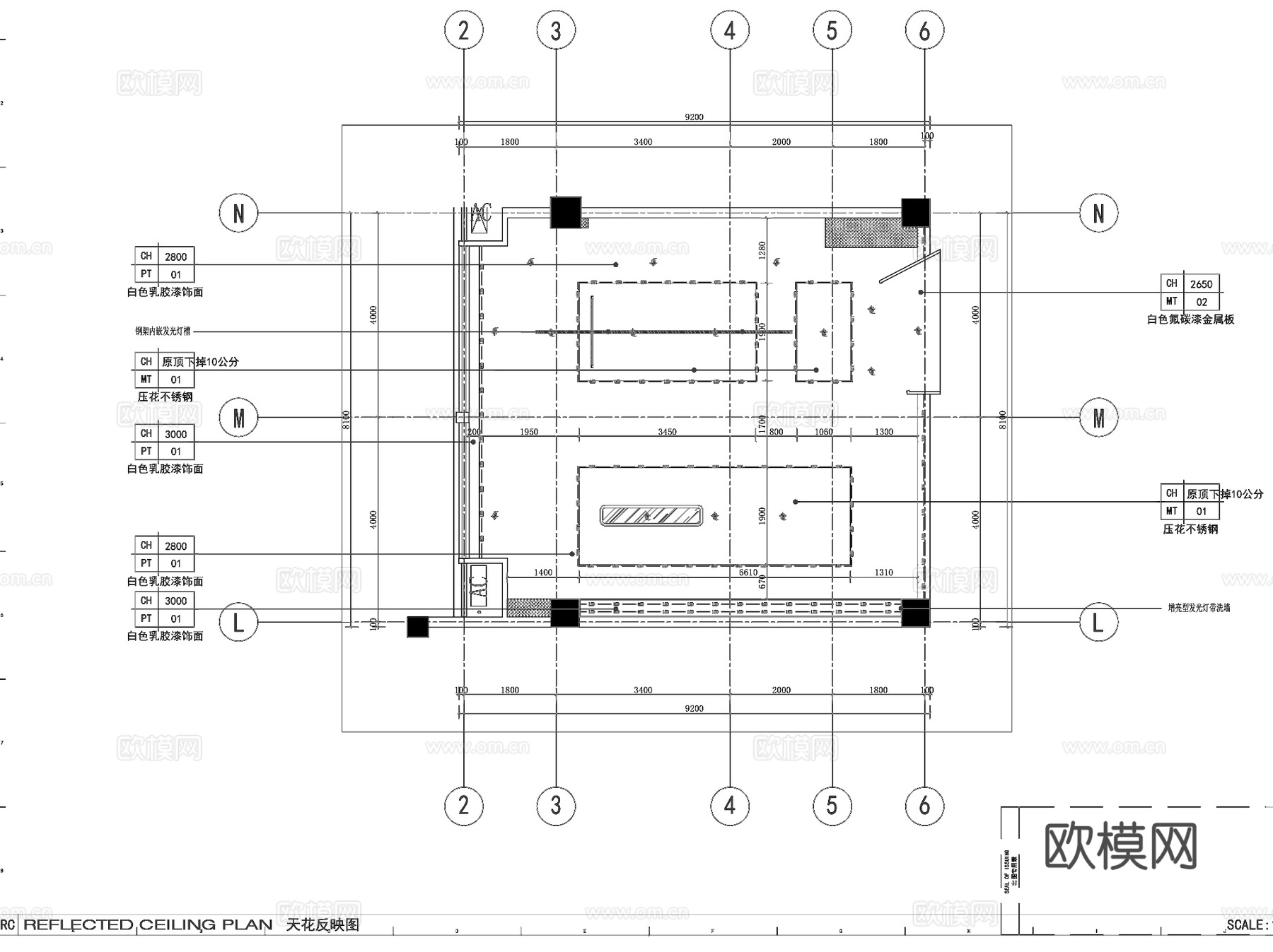 苏州大汉富邦办公室室内装饰CAD施工图+文本+SUcad施工图