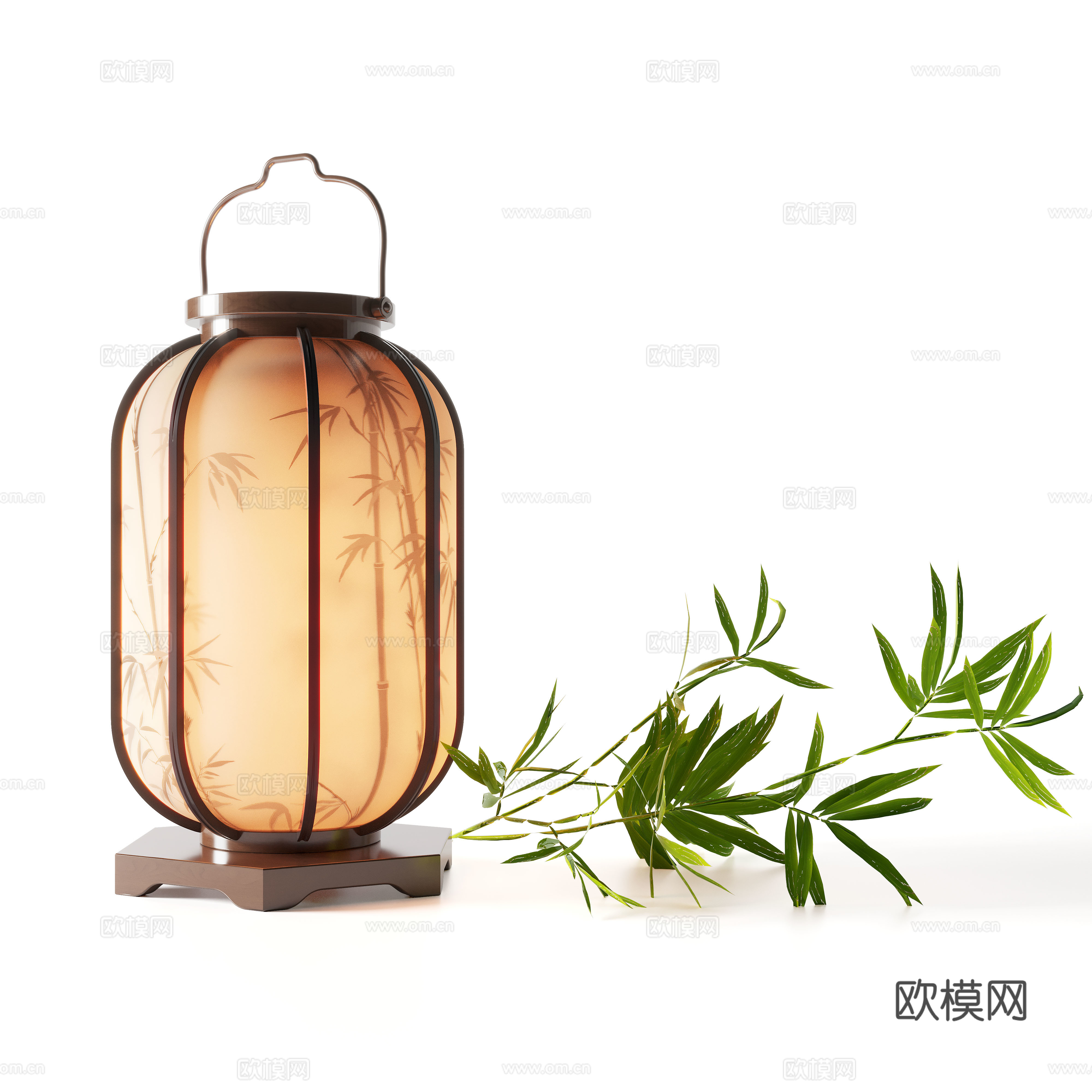 宋式台灯 台灯 灯具 装饰灯 艺术台灯3d模型下载