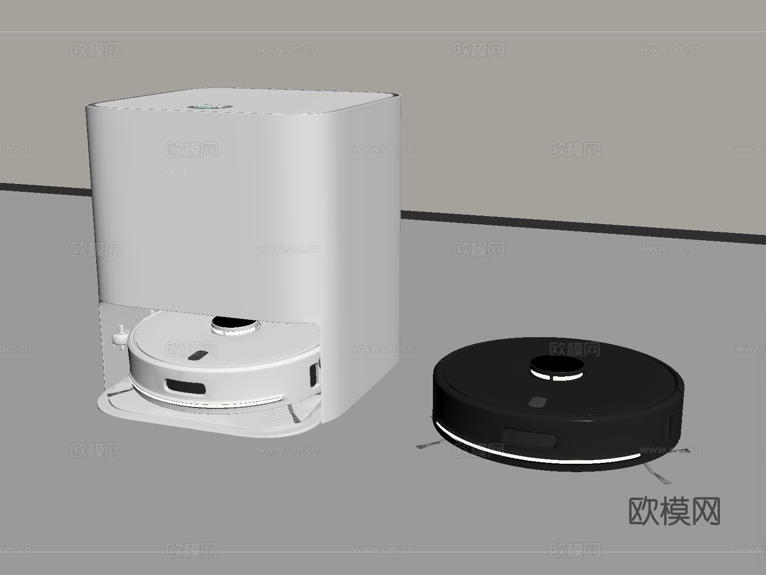 现代扫地机器人su模型