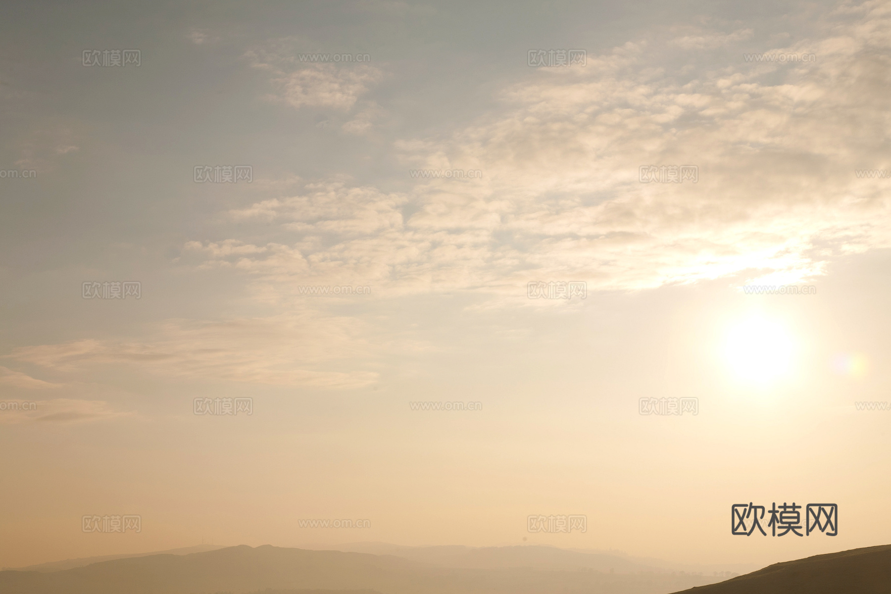 外景 天空 云层 云朵 自然风景 庭院外景 窗外 环境贴图下载