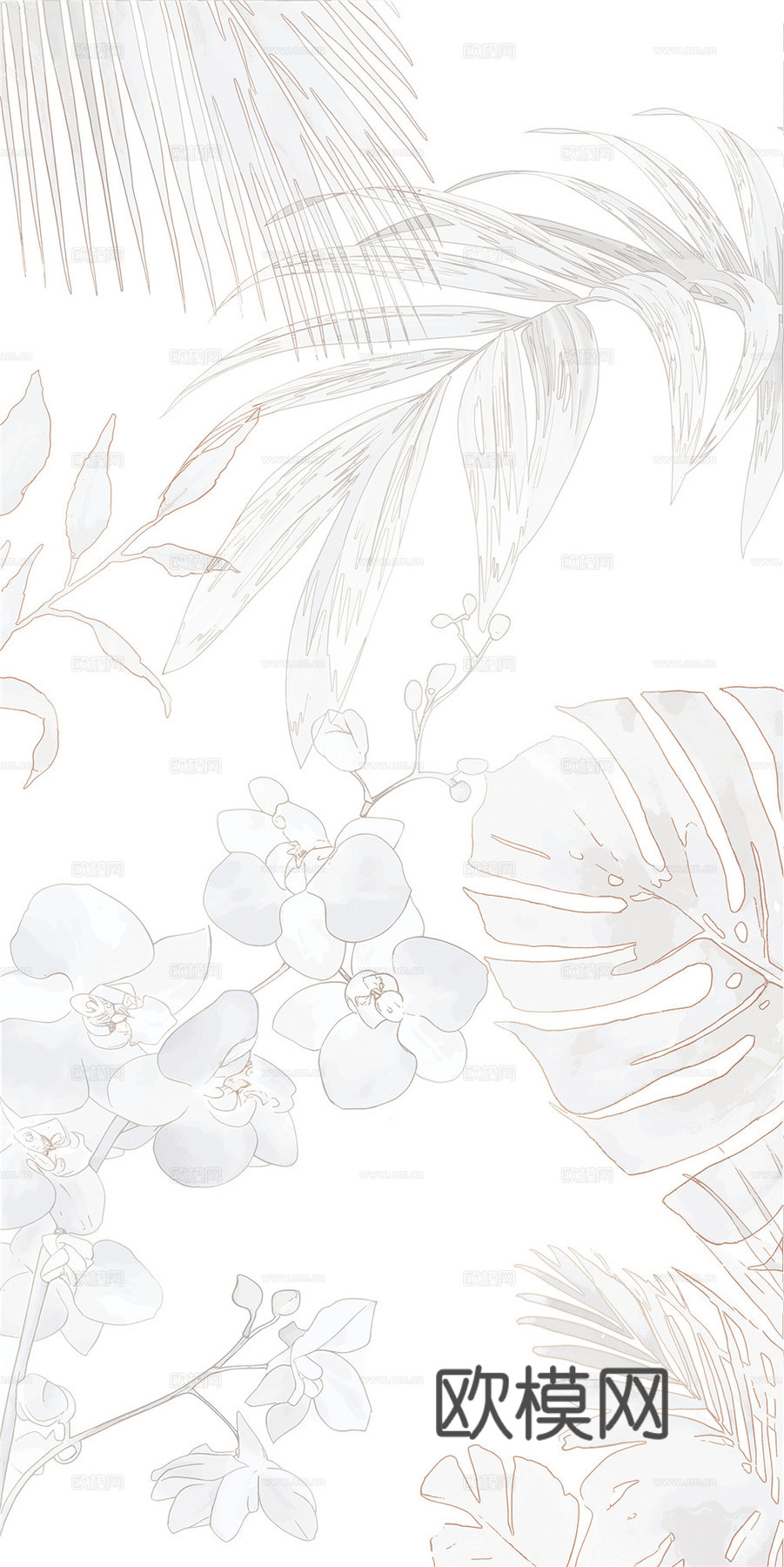 蒙娜丽莎现代简约仿石瓷砖