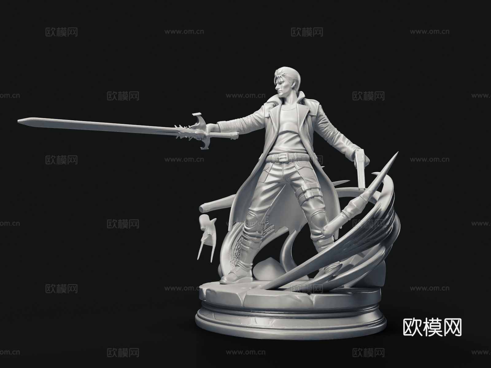 游戏角色 游戏人物3d模型下载（渲染图2）