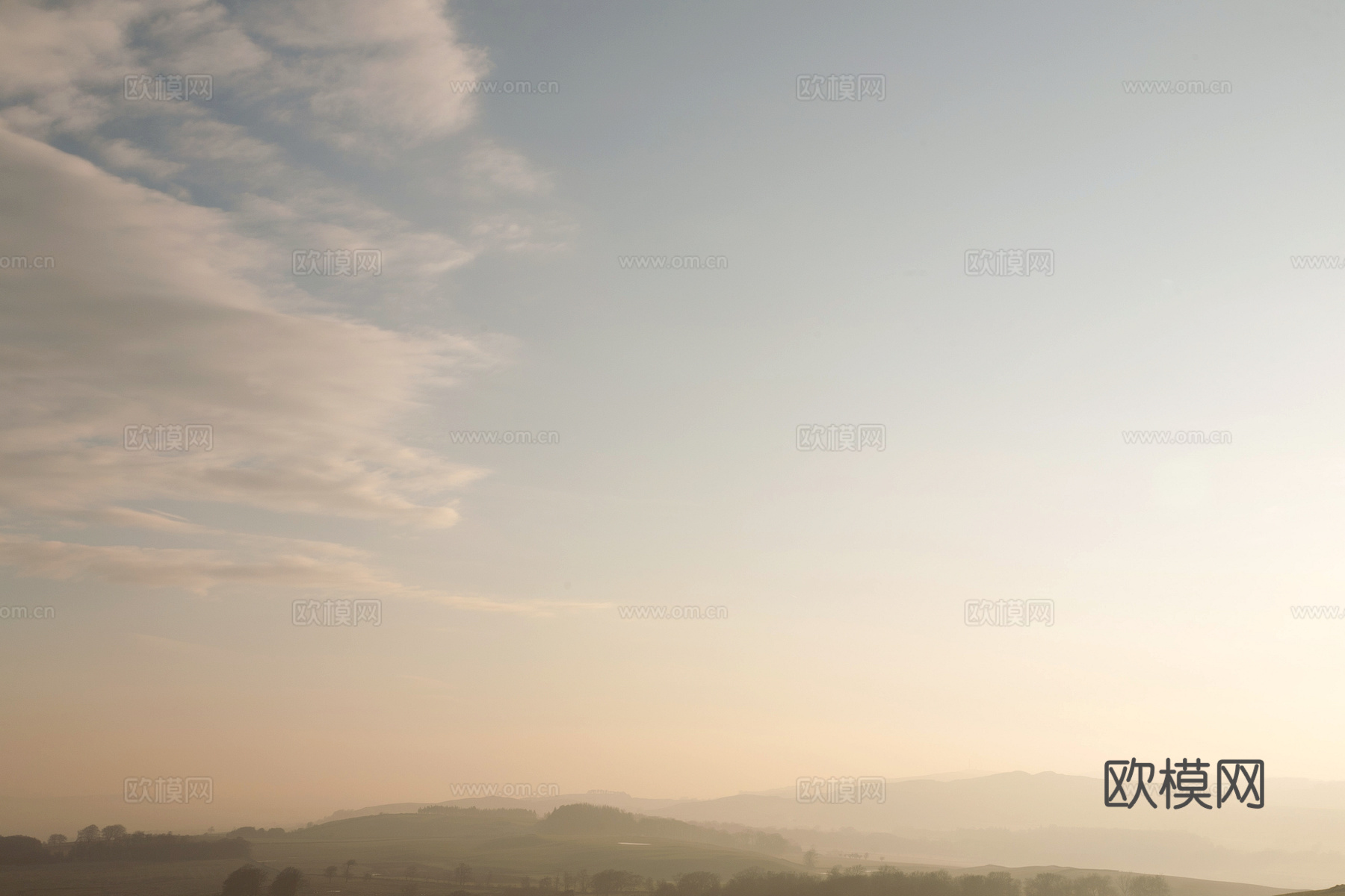 外景 天空 云层 云朵 自然风景 庭院外景 窗外 环境贴图下载