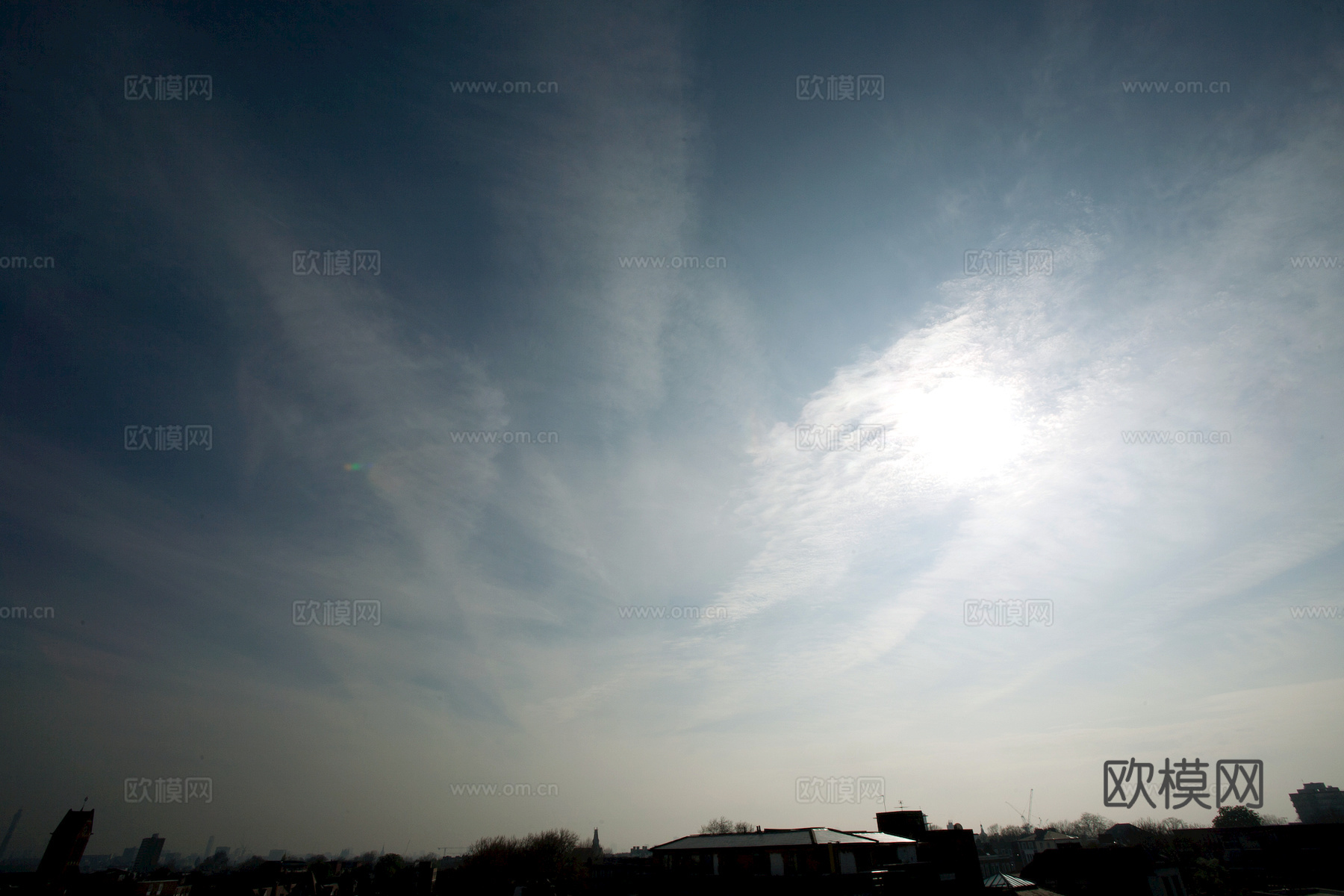 外景 天空 云层 云朵 自然风景 庭院外景 窗外 环境贴图下载
