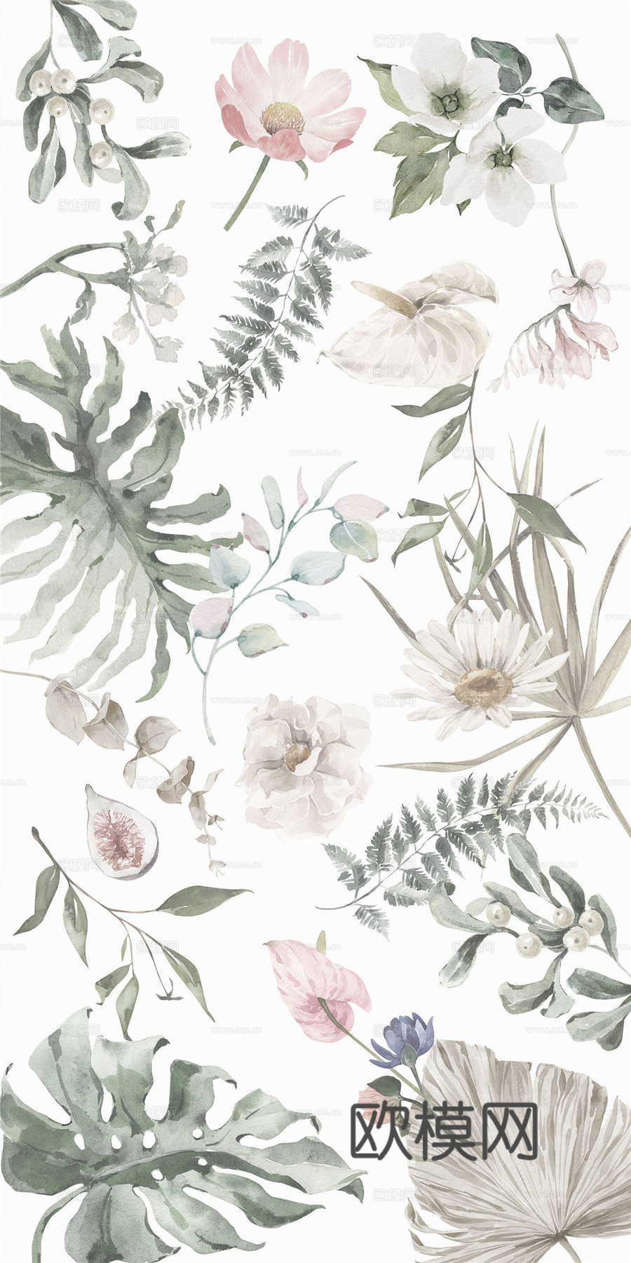 蒙娜丽莎现代简约仿石瓷砖