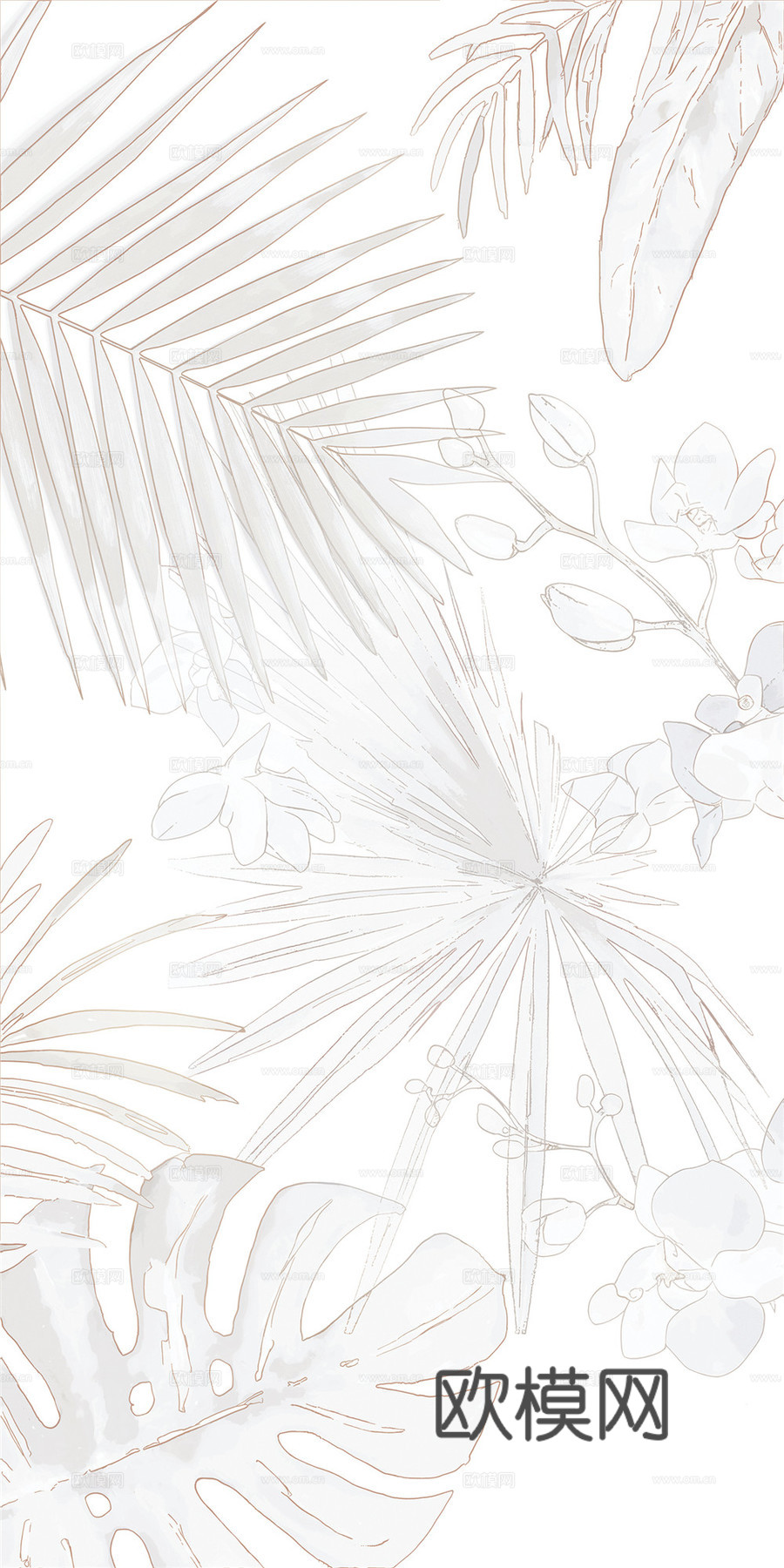 蒙娜丽莎现代简约仿石瓷砖