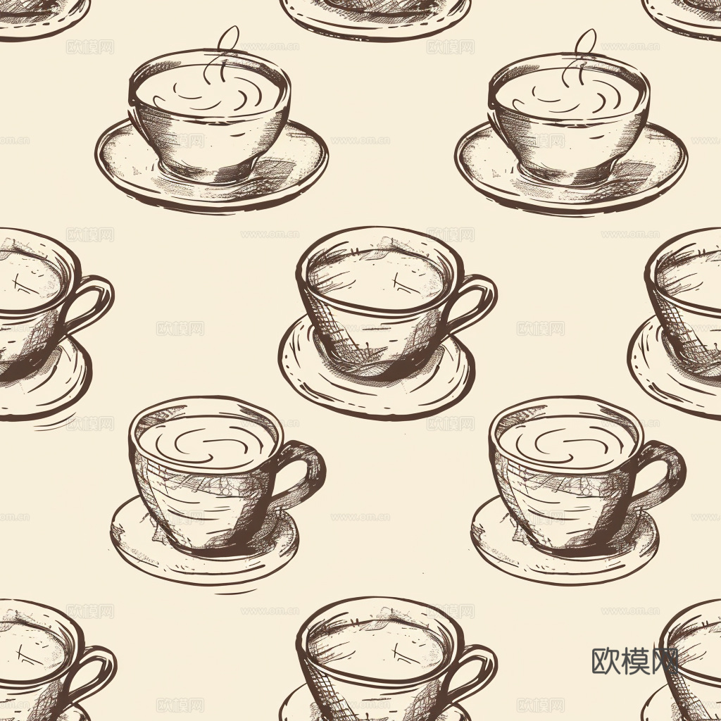 咖啡壁纸 花纹壁纸 卡通壁纸 壁纸下载