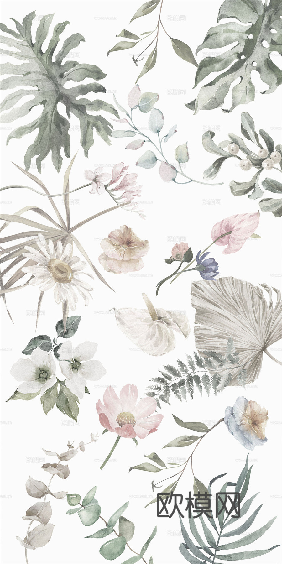 蒙娜丽莎现代简约仿石瓷砖