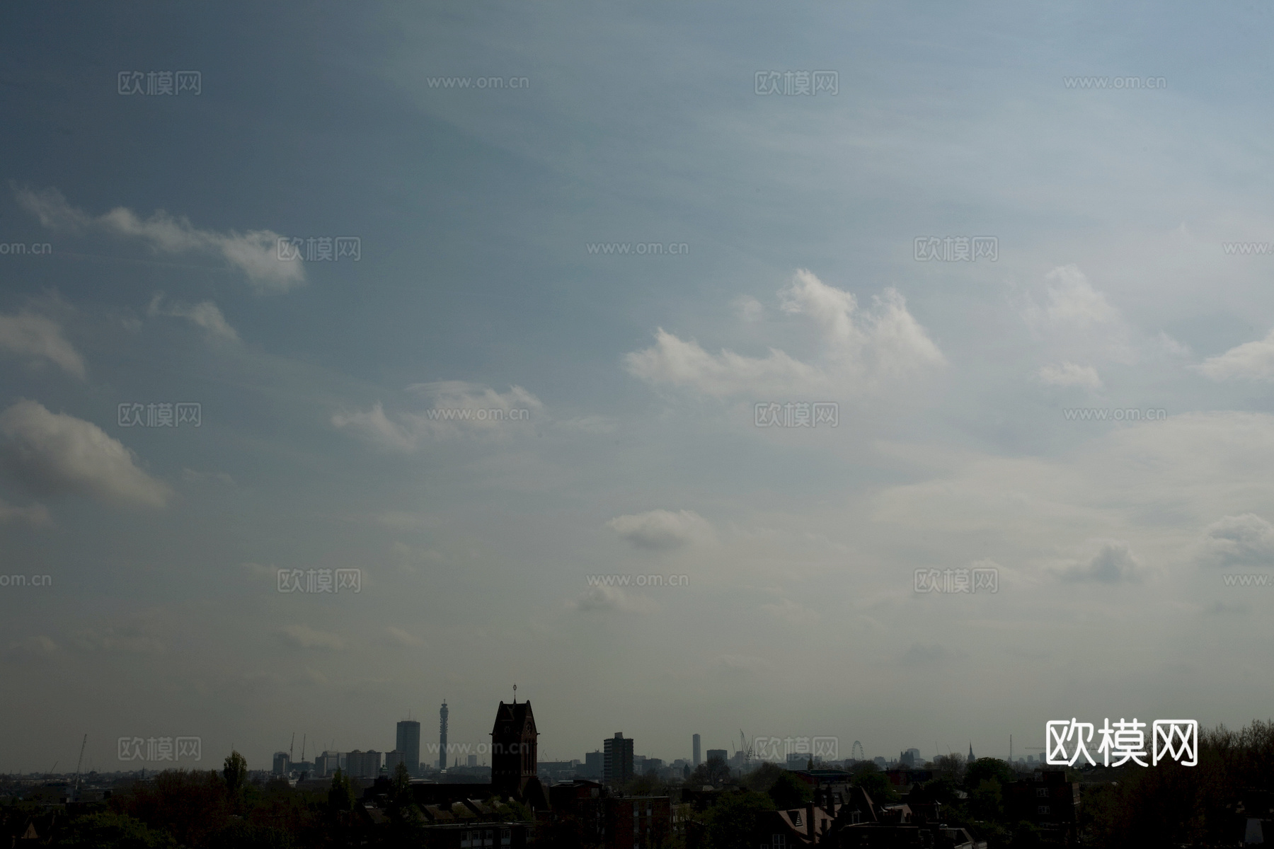 外景 天空 云层 云朵 自然风景 庭院外景 窗外 环境贴图下载