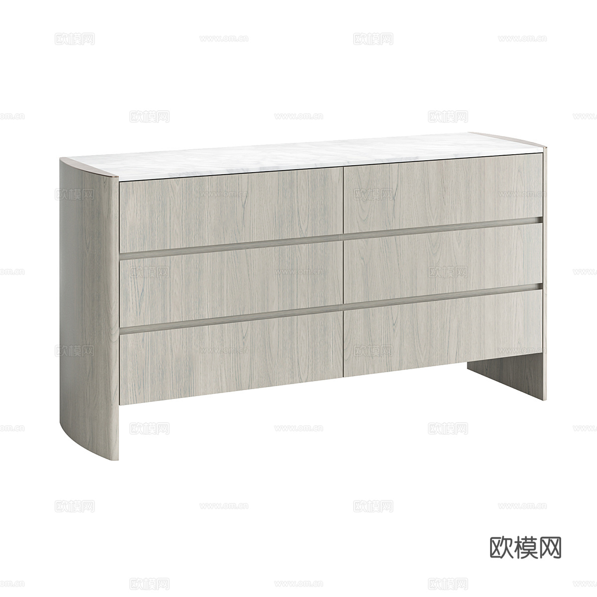 北欧简约餐边柜  餐边柜 简约餐边柜  客厅边柜3d模型下载