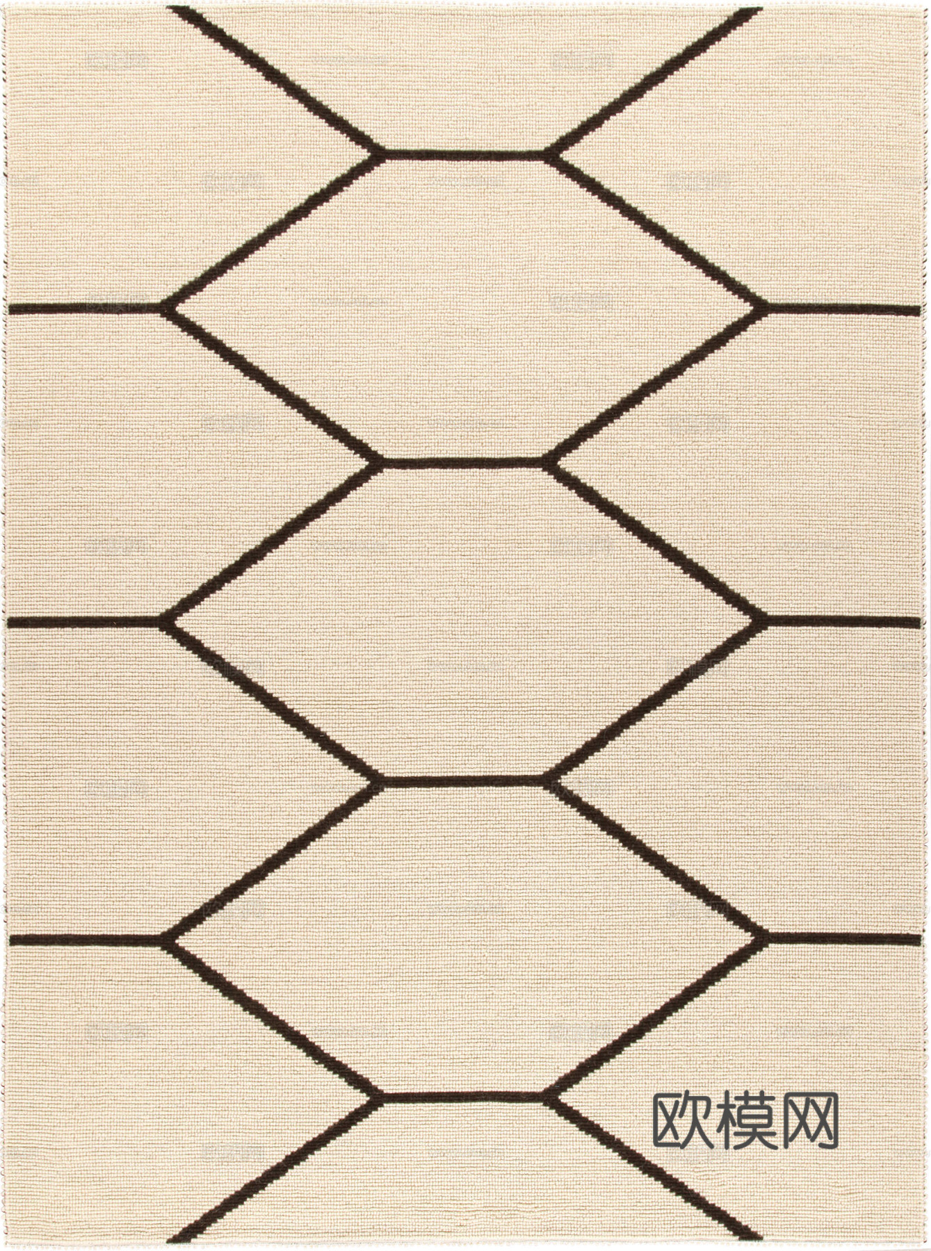 现代几何地毯  简约地毯 地毯 块毯 毛毯