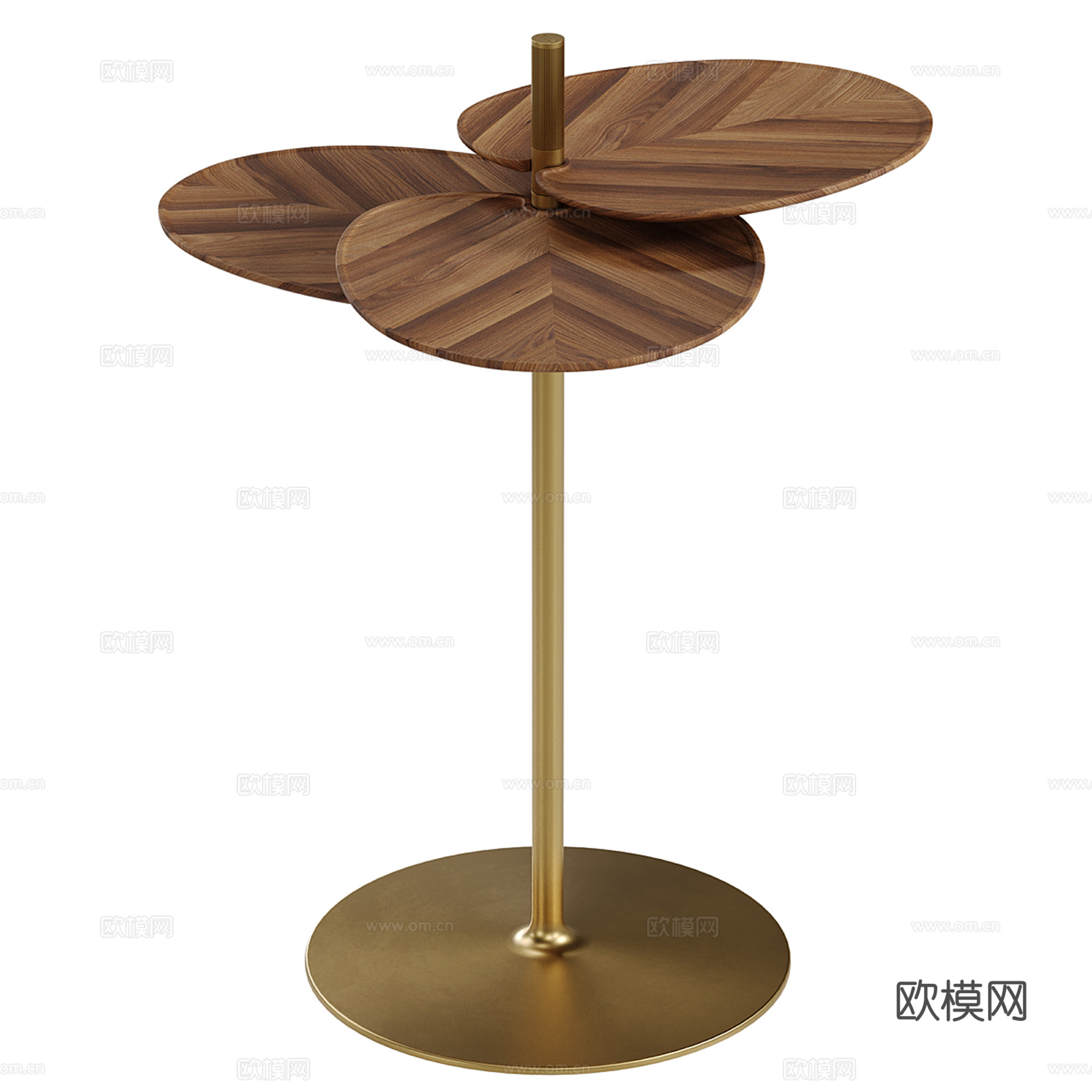 现代轻奢边几圆几角几组合su模型