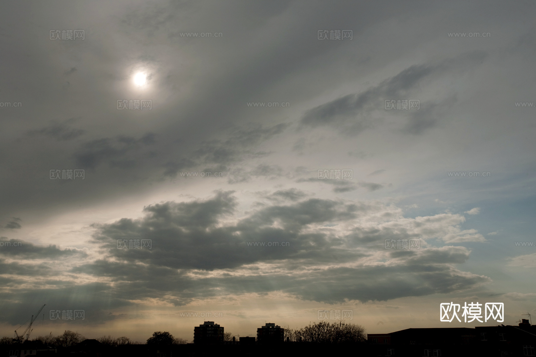 外景 天空 云层 云朵 自然风景 庭院外景 窗外 环境贴图下载