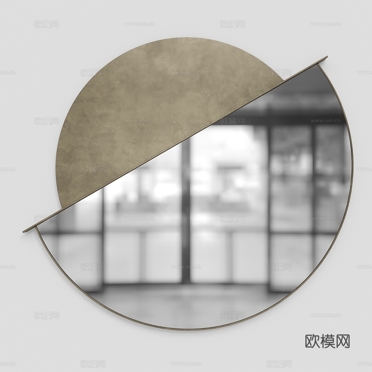 月镜摇曳设计3d模型下载