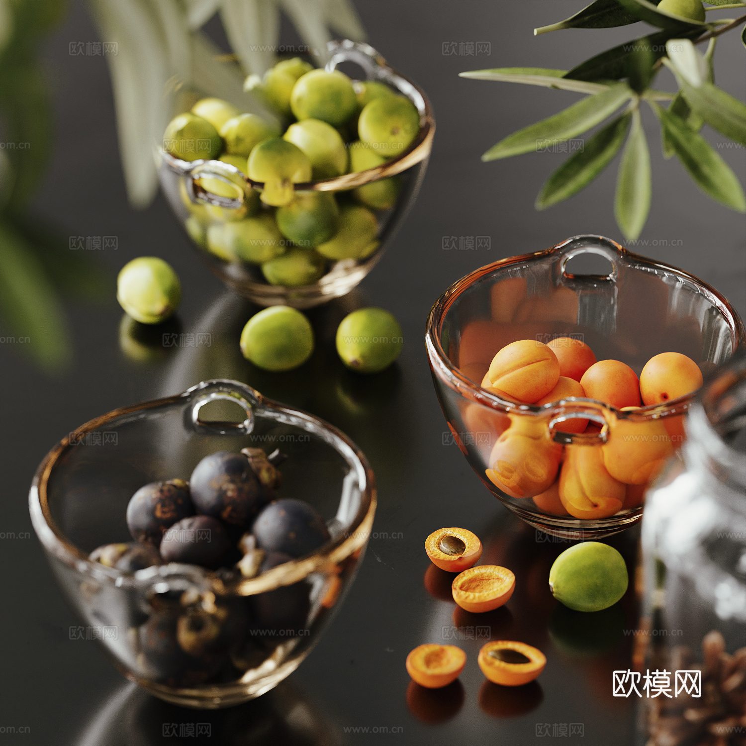 现代水果su模型