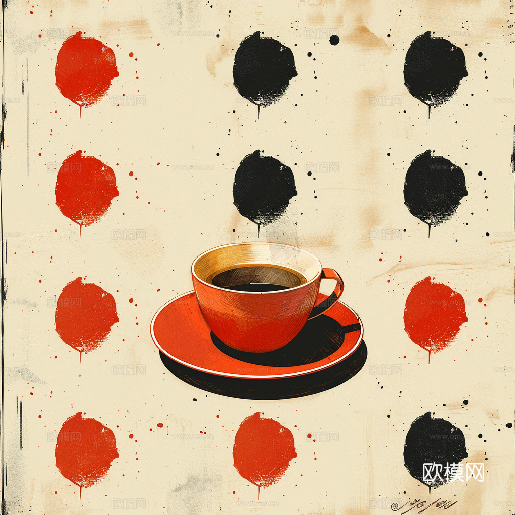 咖啡壁纸 花纹壁纸 卡通壁纸 壁纸