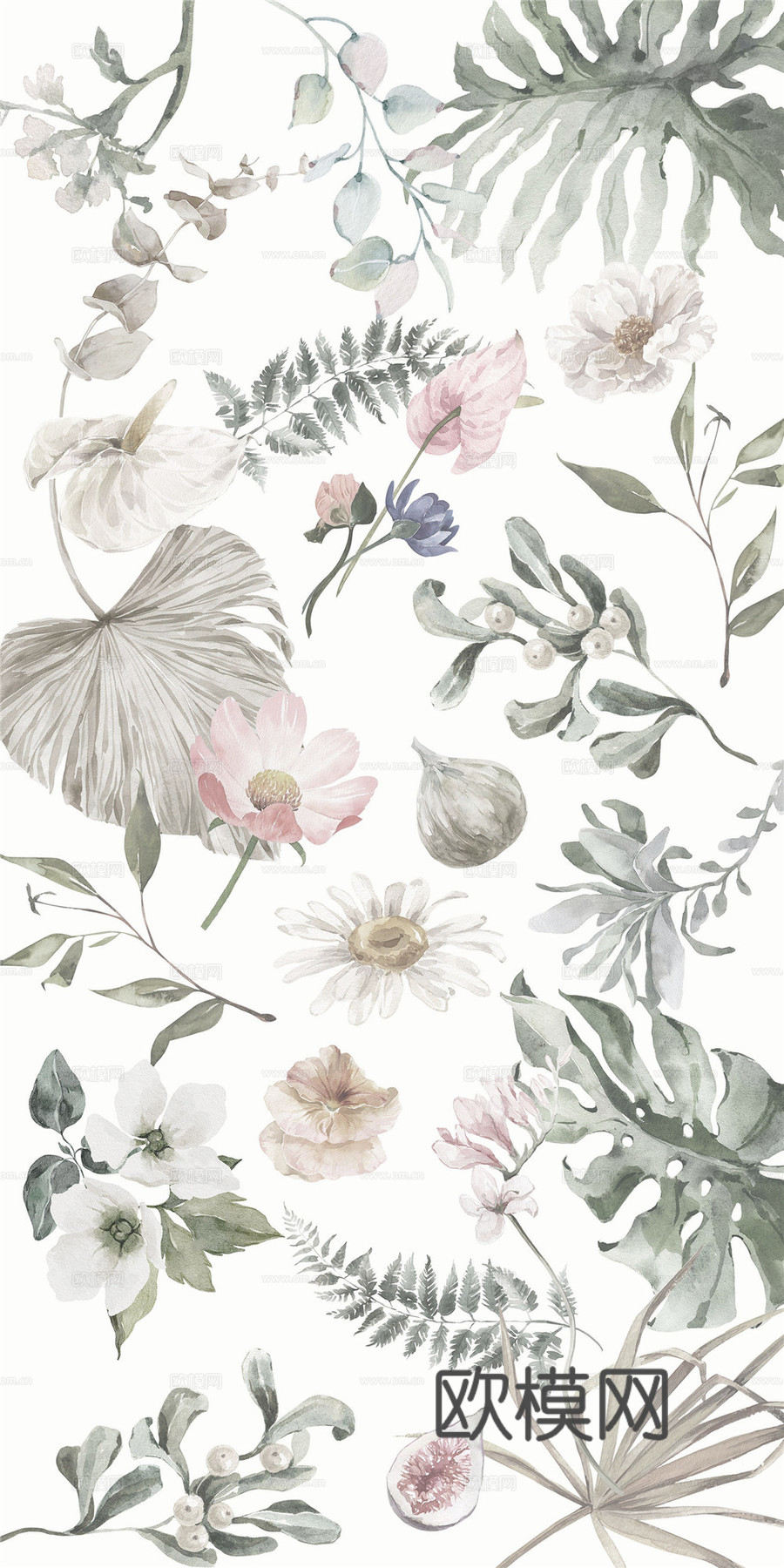 蒙娜丽莎现代简约仿石瓷砖