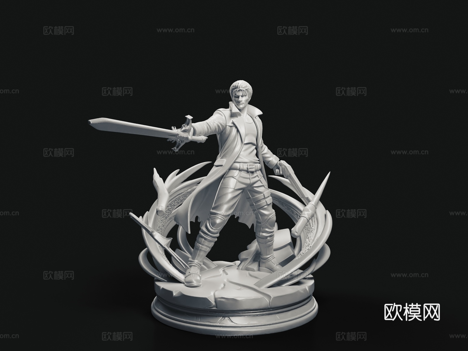 游戏角色 游戏人物3d模型下载（渲染图1）