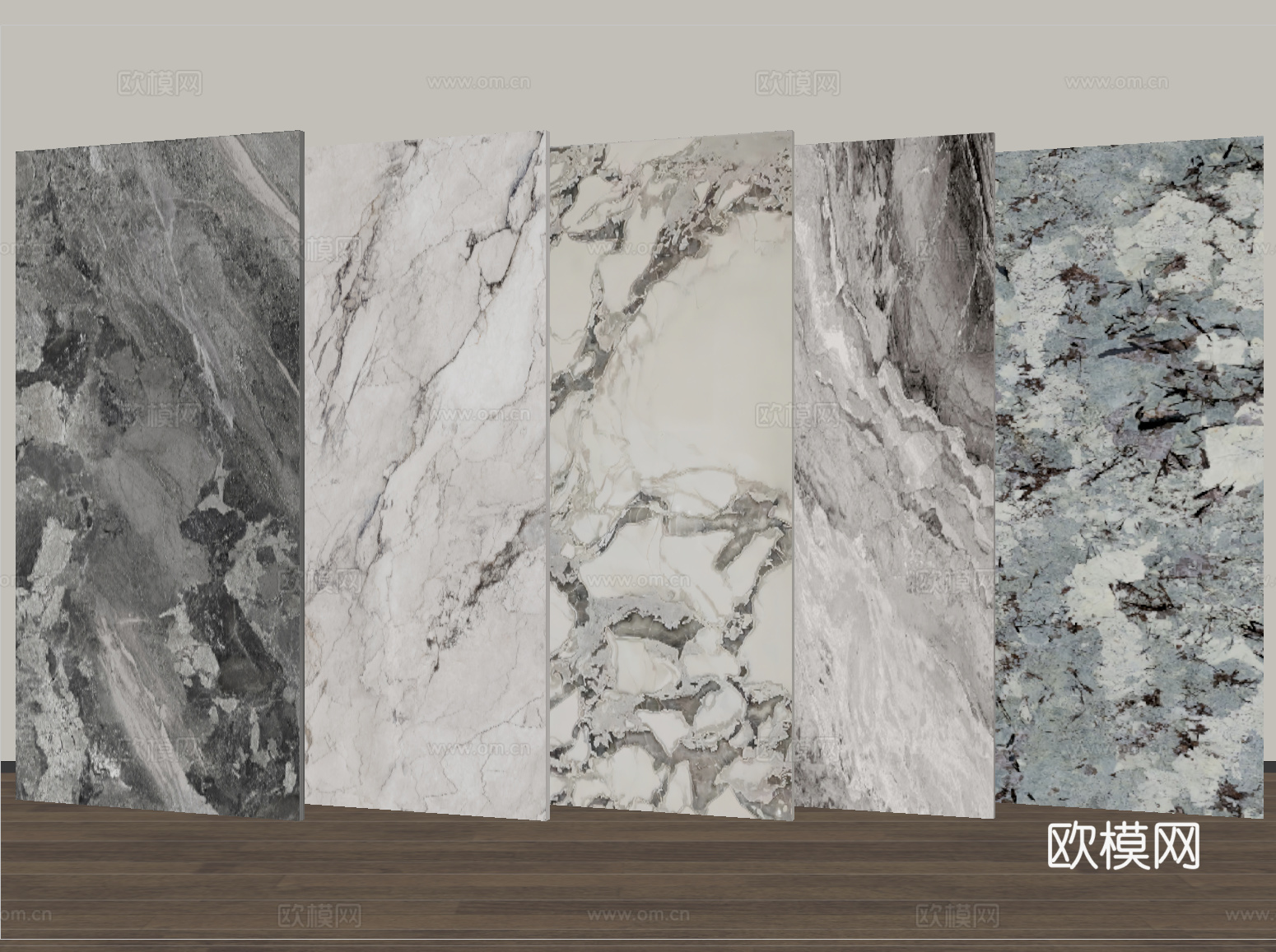 现代石材 大理石 岩板 护墙板 背景墙su模型