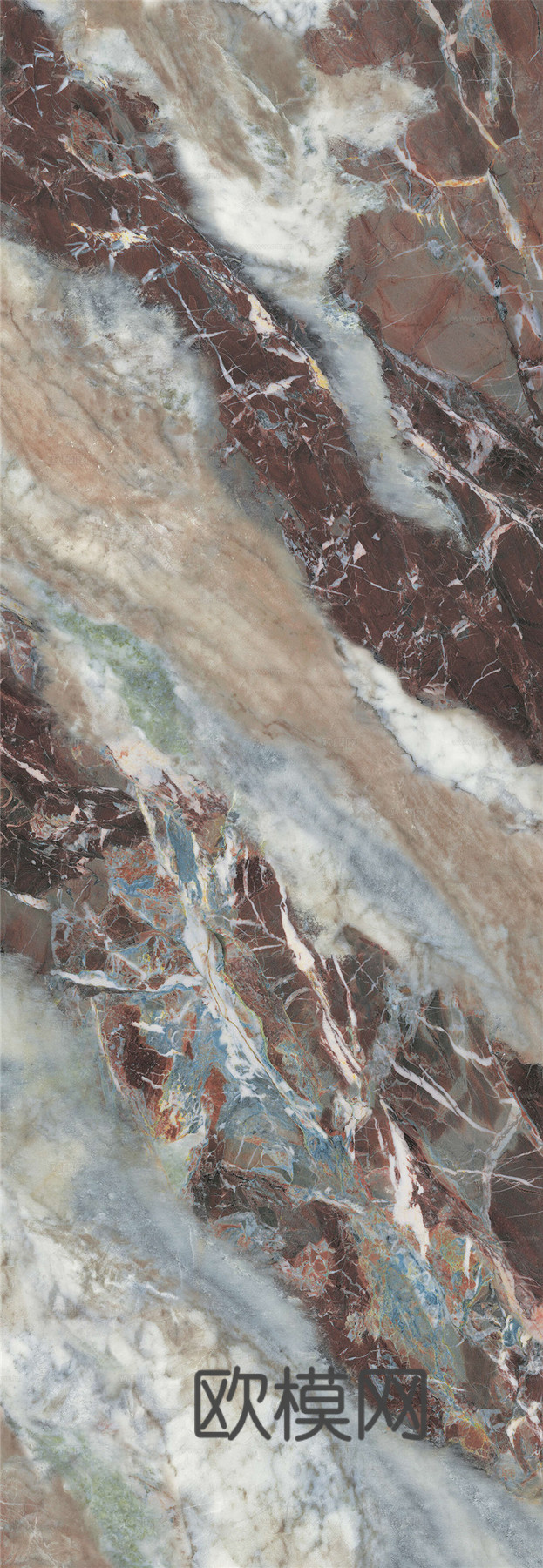 蒙娜丽莎现代轻奢艺术金戈壁玉岩板