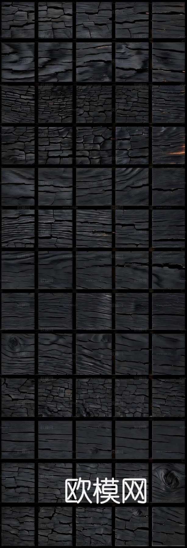 黑色碳化木地板 黑色碳化木条 碳化木木墙板 格子黑碳化木墙下载