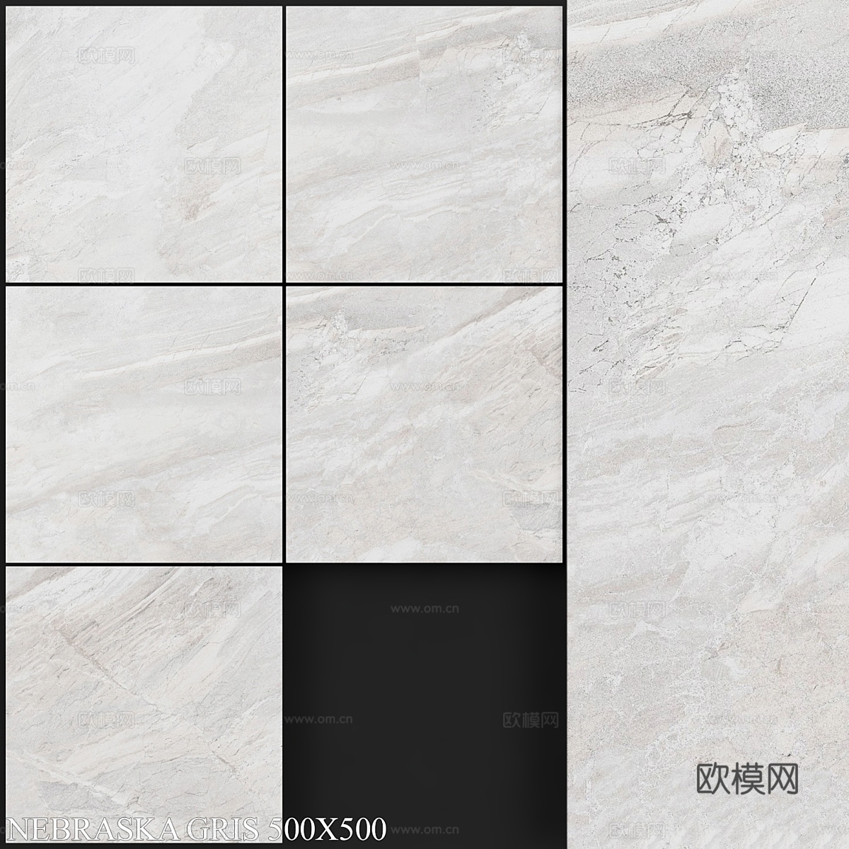 Keros内布拉斯加灰500x5003d模型