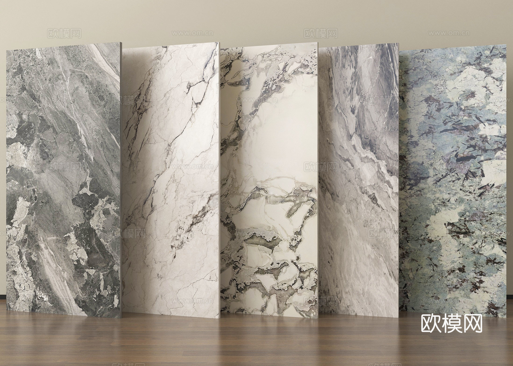 现代石材 大理石 岩板 护墙板 背景墙su模型
