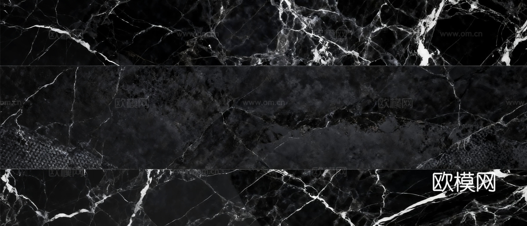 黑色拼花瓷砖 黑色奢石拼花 黑白根奢石拼花 现代轻奢黑地砖