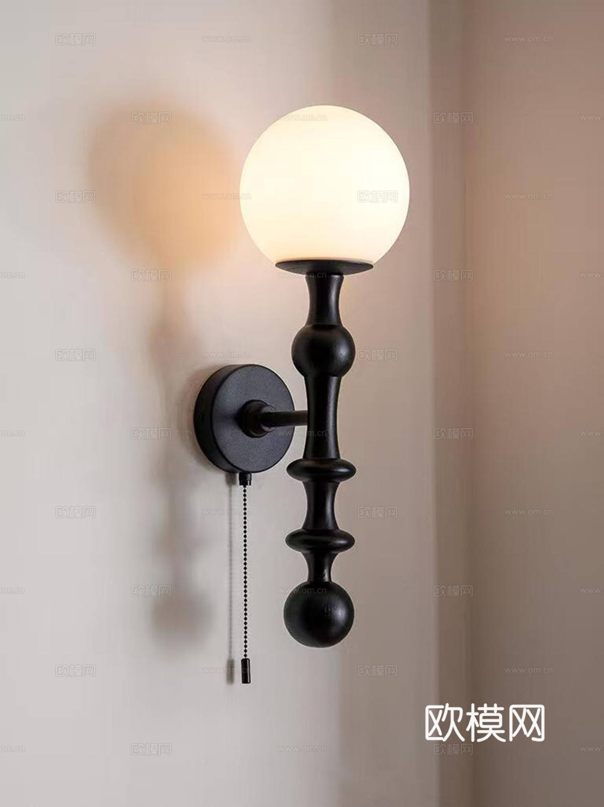 现代壁灯 装饰灯su模型