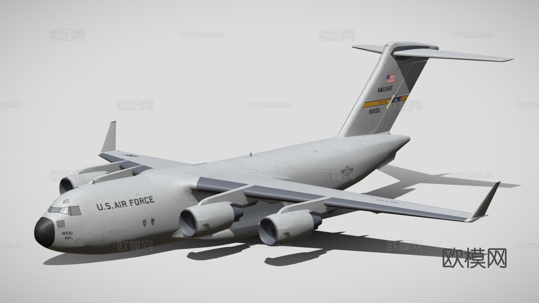 现代运输机 大飞机 飞机 加油机su模型