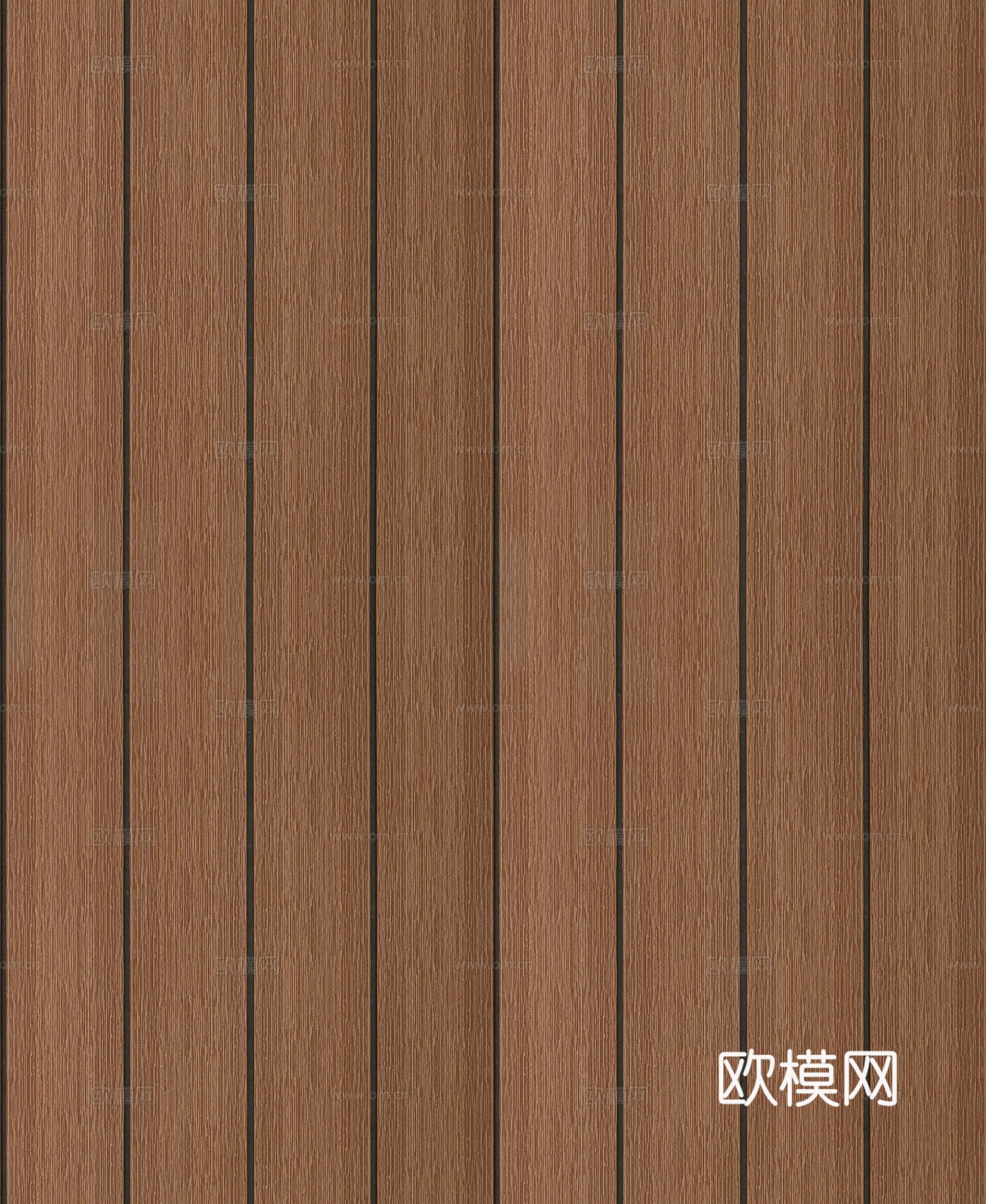 棕色木塑板条纹板贴图
