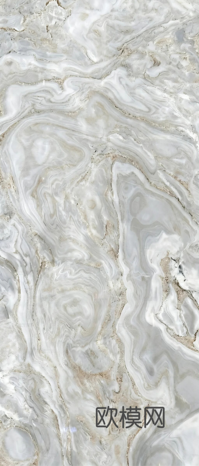 安第斯雪景大理石 白色山水大理石 白玉石 透光大理石