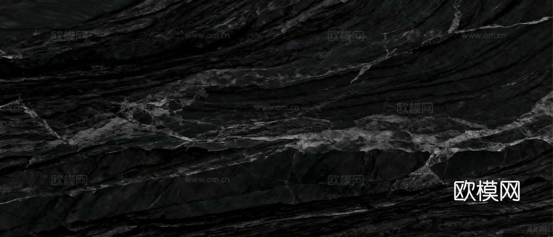 黑色木纹大理石 山水大理石 古木纹大理石 黑色大理石瓷砖岩板