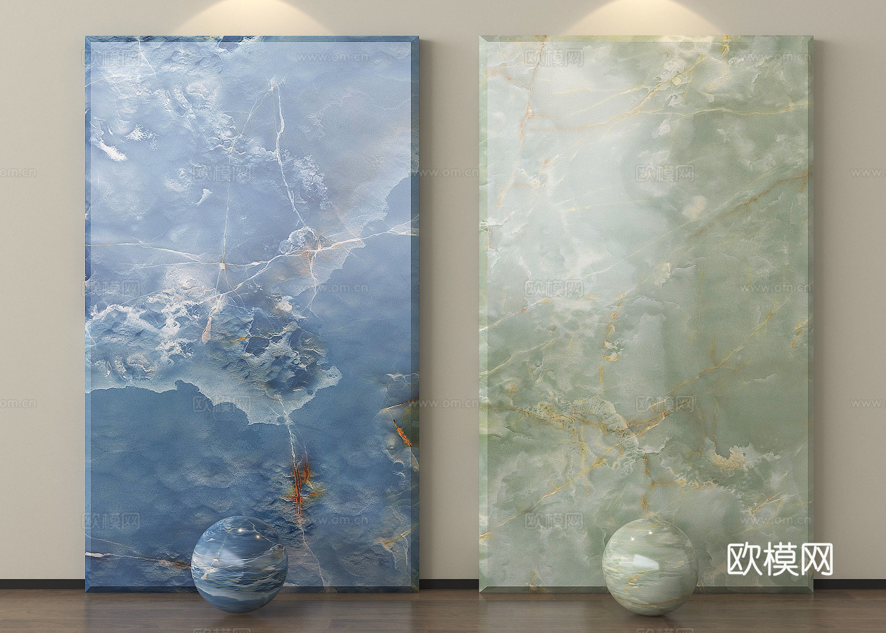 现代玉石 石材 大理石板 岩板 石材护墙板 背景墙su模型