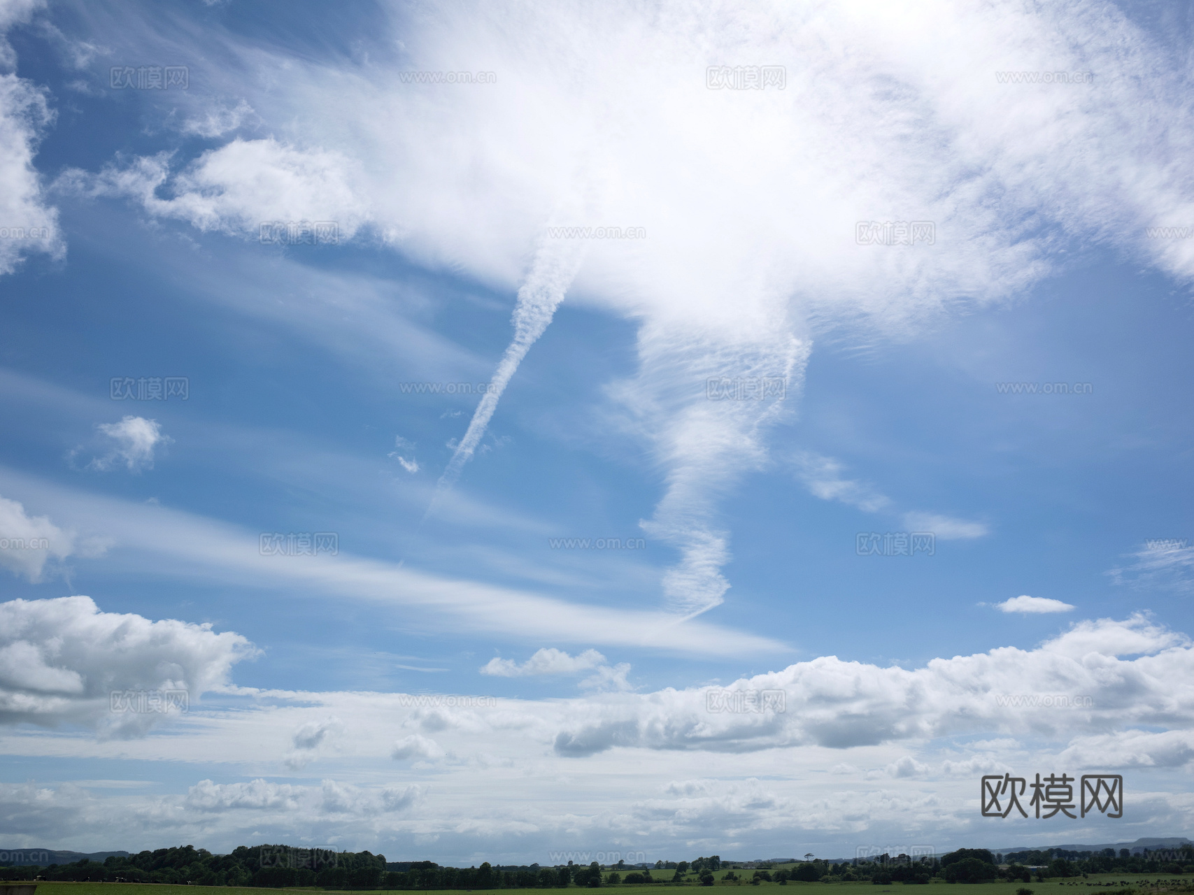 外景 天空 云层 云朵 自然风景 庭院外景 窗外 环境贴图下载
