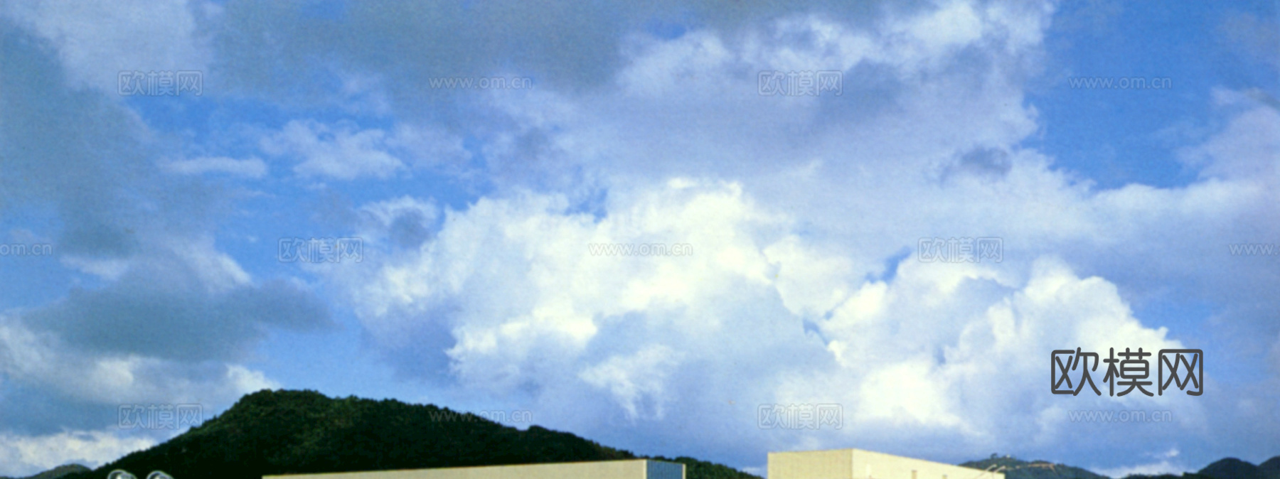 外景 天空 云层 云朵 自然风景 庭院外景 窗外 环境贴图下载
