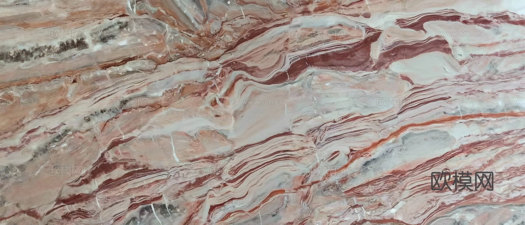 威尼斯红大理石 红色大理石 红奢石 中式山水大理石
