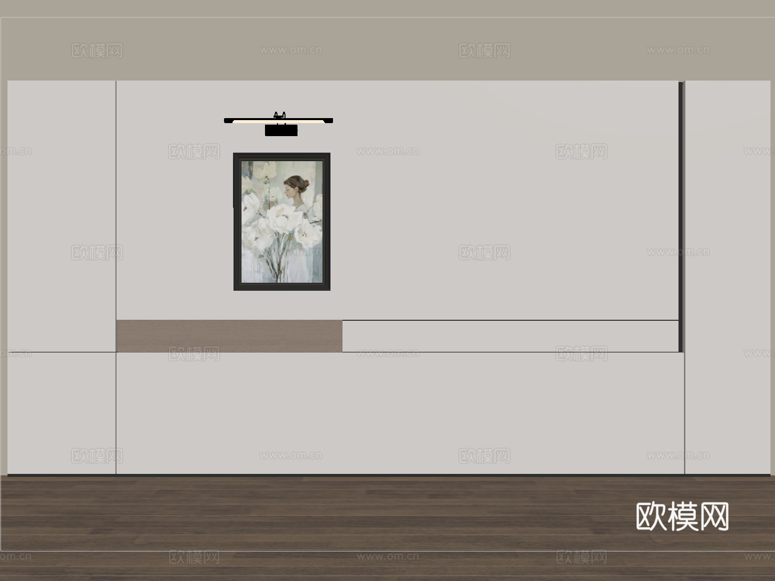 现代背景墙 电视背景墙 沙发背景墙su模型