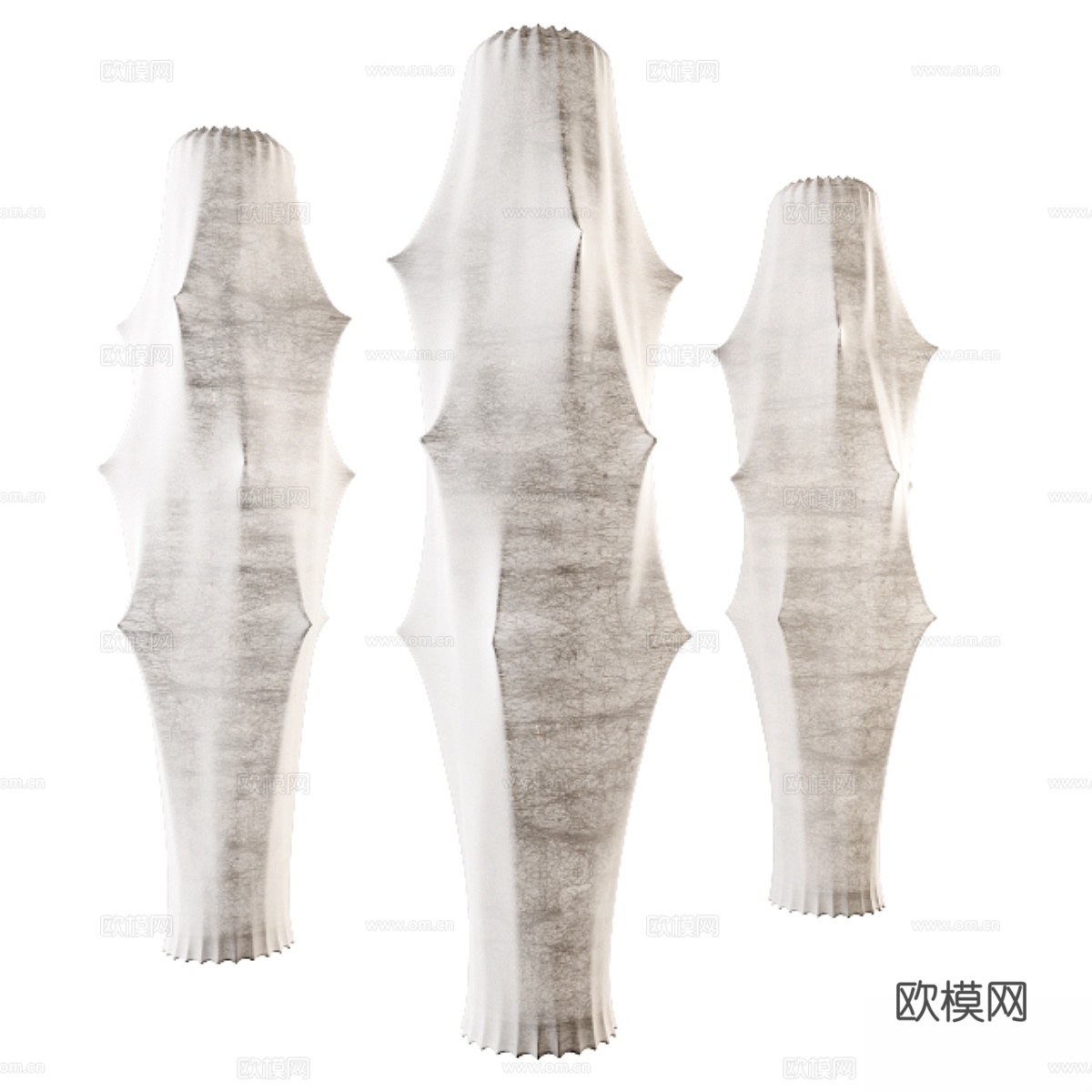 Flos Fantasma落地灯3d模型下载