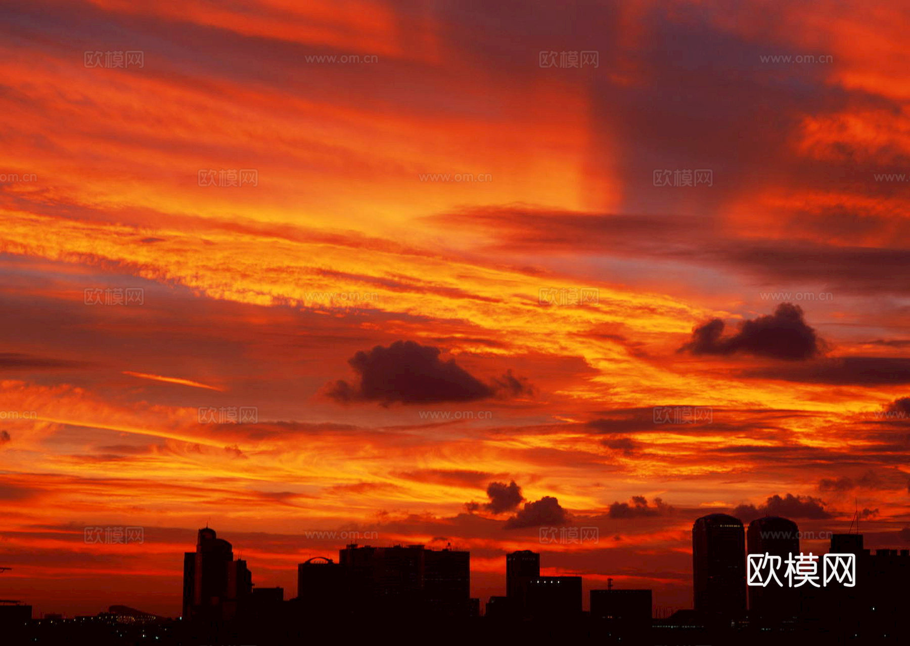 外景 天空 云层 云朵 自然风景 庭院外景 窗外 环境贴图下载
