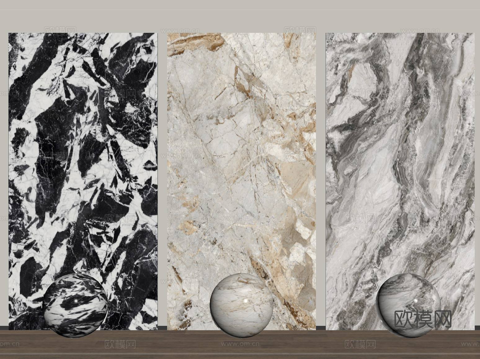 现代石材 大理石 岩板 护墙板 背景墙su模型