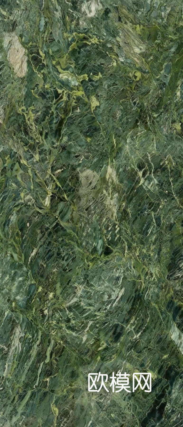绿翡翠大理石 绿色大理石奢石 绿山水大理石